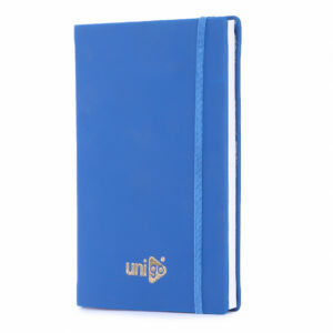 Unigo Prime Notebook (Blue), PU Leather, 200 Pages (Ruled)