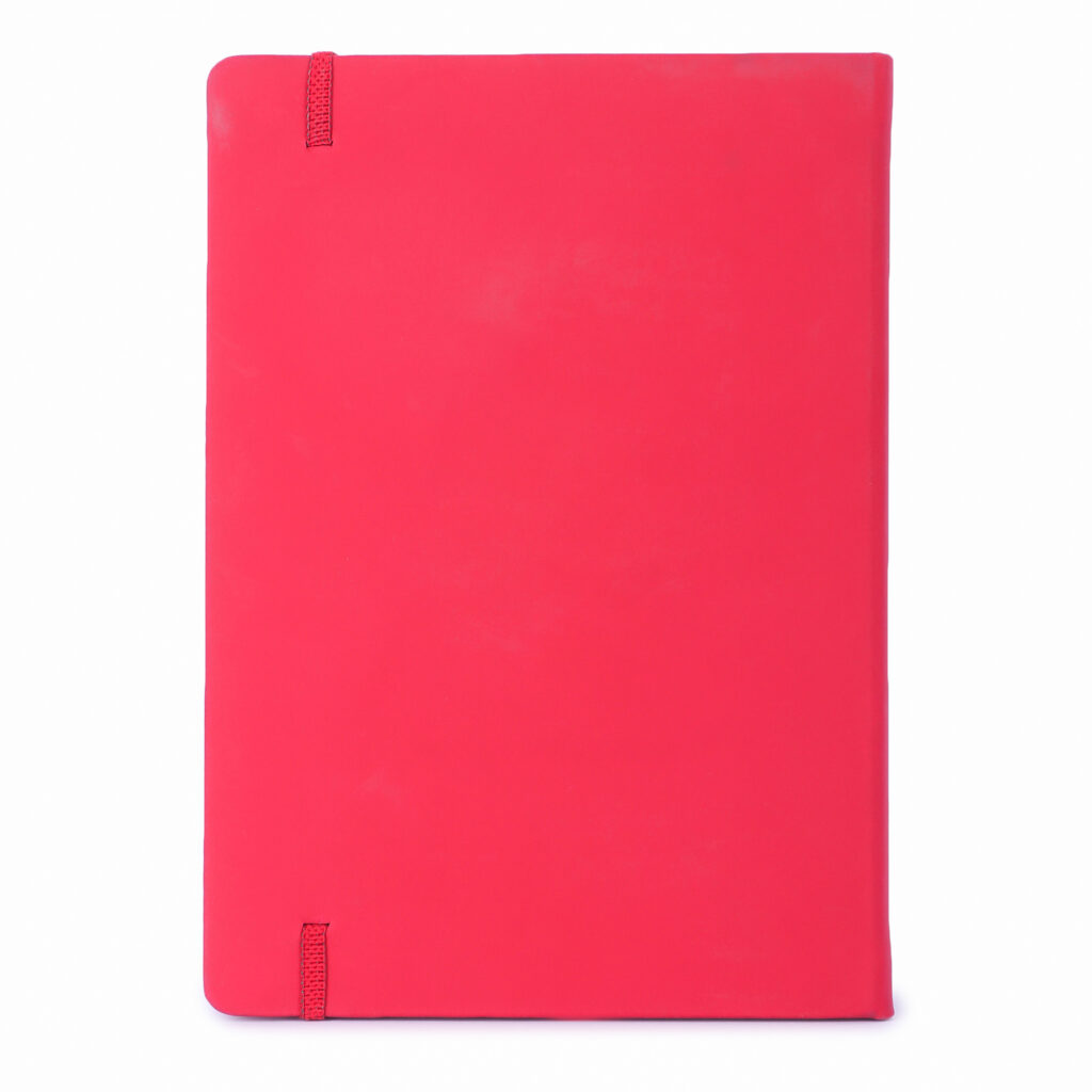 Unigo A5 PU Leather Notebook (Red) – Ruled 200 Pages – Unigo India